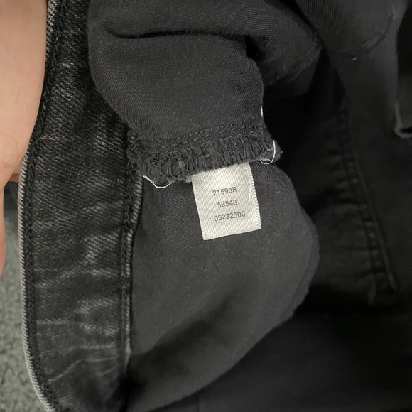 Spanx Barrel Leg Jeans Plus size 1X Stretch Denim Black High Rise 21593R - Picture 3 of 8